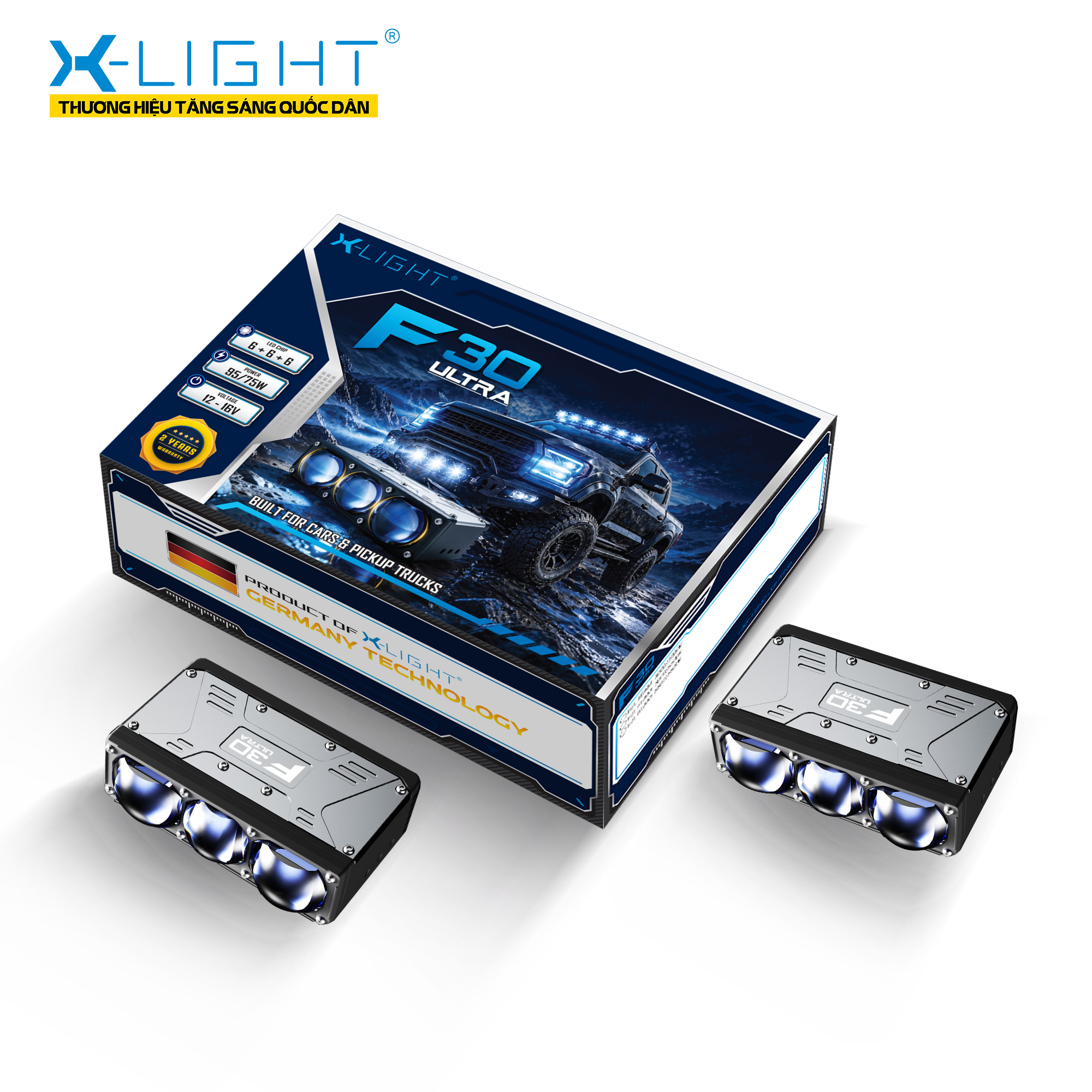 Đèn gầm lắp rời X-Light F30 Ultra